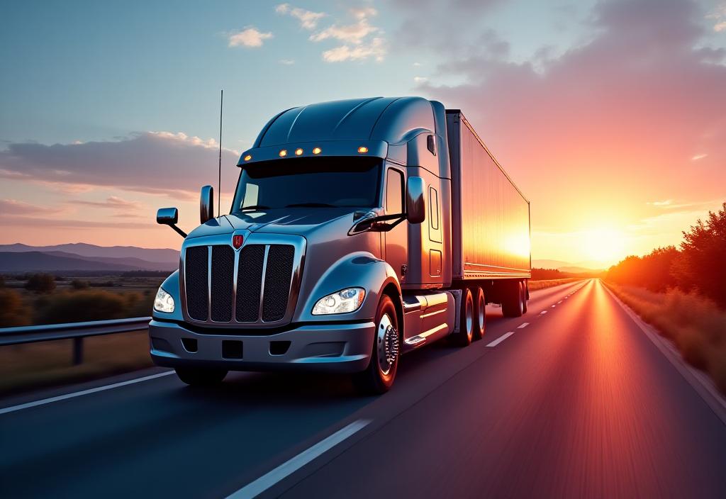 Modern Zac Rogers Supply Chain LLC long-haul truck on an open highway